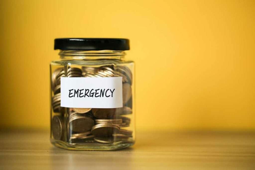 The emergency savings